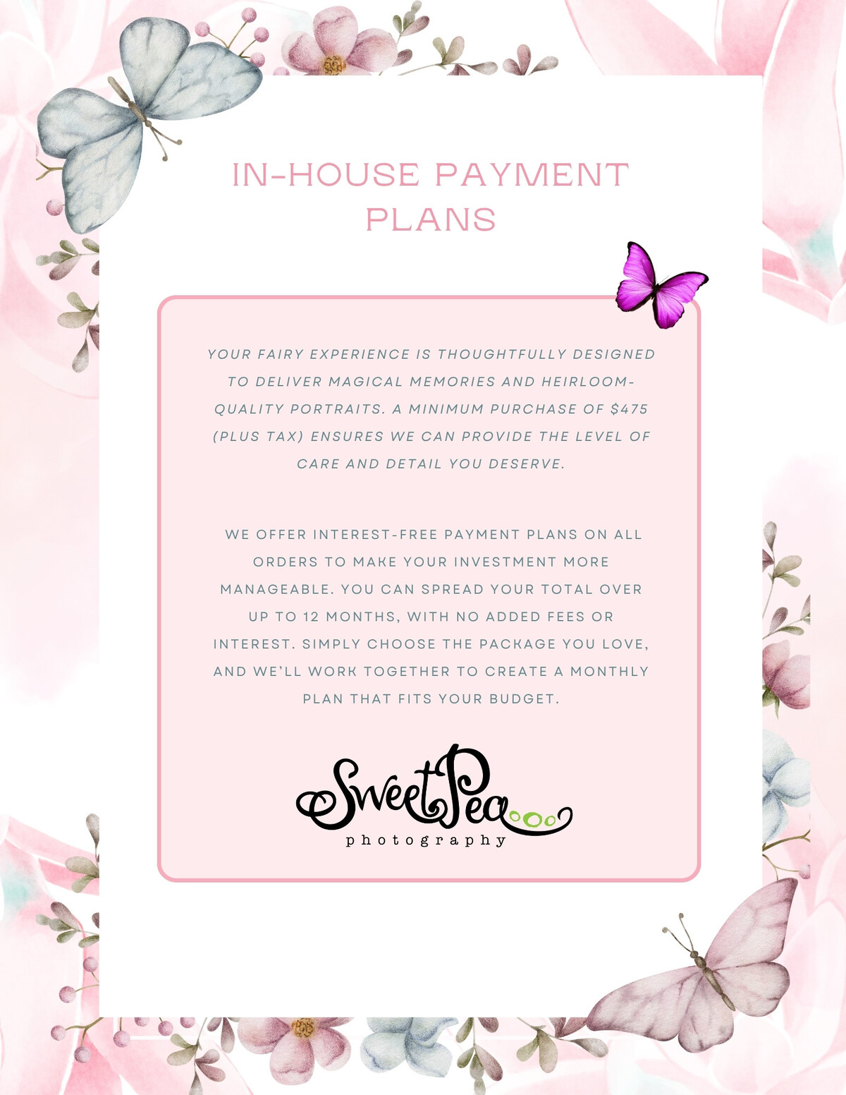 fairy packages and pricing page 3